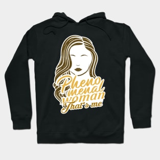 'Golden Girl That's Me' Cool Phenomenal Woman Gift Hoodie